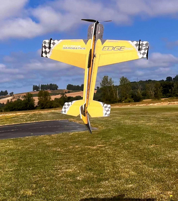 Edge 540 Mini Jaune 620mm Rc Factory  Voltige